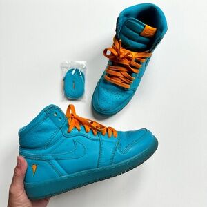 Nike x Gatorade Collaboration Air Jordan 1 Retro High OG G8RD 'Blue Lagoon' 7Y
